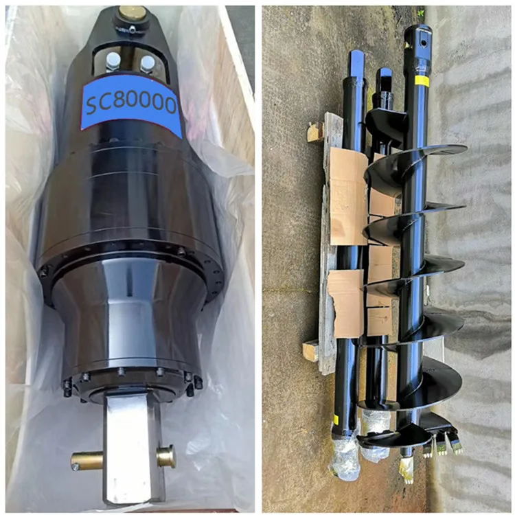 Hydraulic Auger for Backhoe Auger for Mini Excavator Used