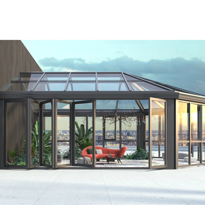 Садовые солнцезащитные очки из алюминиевого сплава зимняя консерватория Солнечная комната зеленый дом