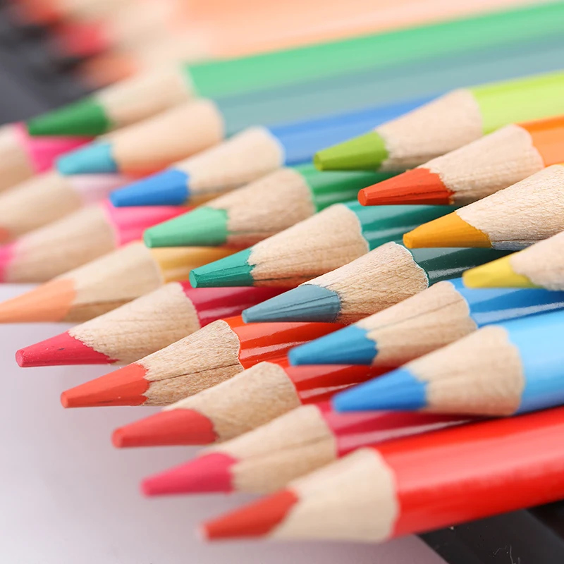 high quality High Grade Soft Lead custom artiest basswood 120 water color pencil in metal tin box