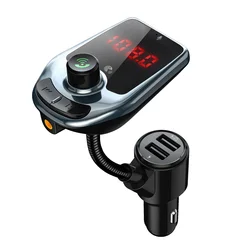 Amazon Wireless Car Mp3 Player Portable FM Transmitter Dual USB 3.1A Car Charger