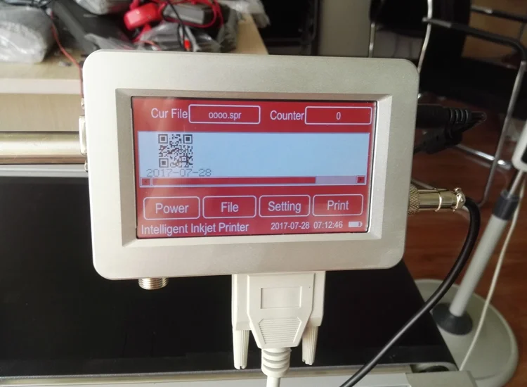 Expiry Date Ink-jet Coding Printer For Box Food Package Drinks Bottle Medicine Online Printer Printing Machine