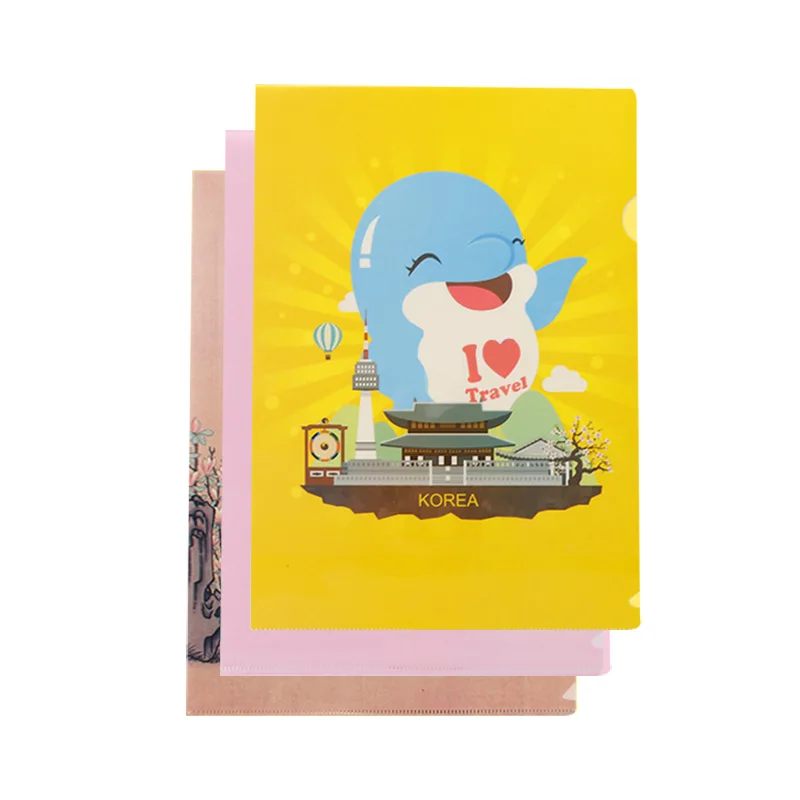 L-образная папка для документов, офисные принадлежности, прозрачная папка для документов L-образной формы, органайзер A4 Pp