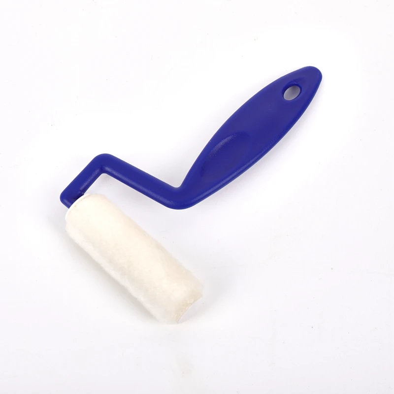 BIYU High Quality Designer Paint Rollers Custom Paint Roller Decorative Paint Roller Brush With Blue Plastic Handle