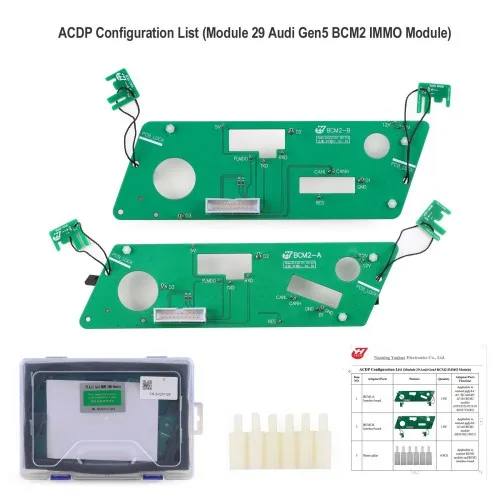Yanhua ACDP-2 VW/Audi Gen5 BCM2/MQB Package with Module 29/33/34 with License IMMO and Mileage Correction