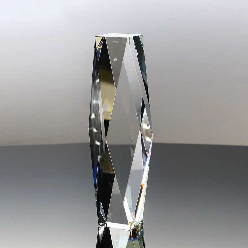 Jadevertu 2024 K9 diamond crystal trophy award trophy crystal plaque award crystal trophy glass