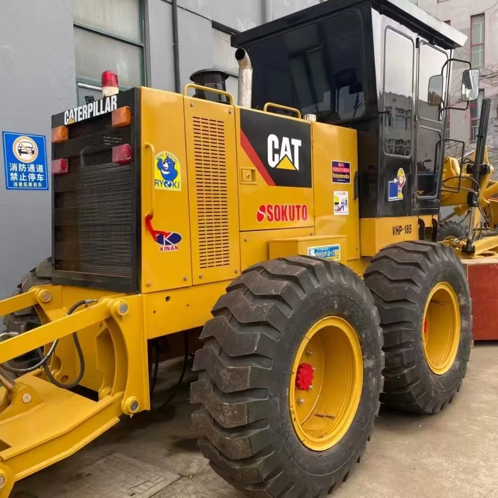 Cat 140k VHP185 Used Engineering Construction Machinery Grader Road CAT 140k Motor Grader For Sale