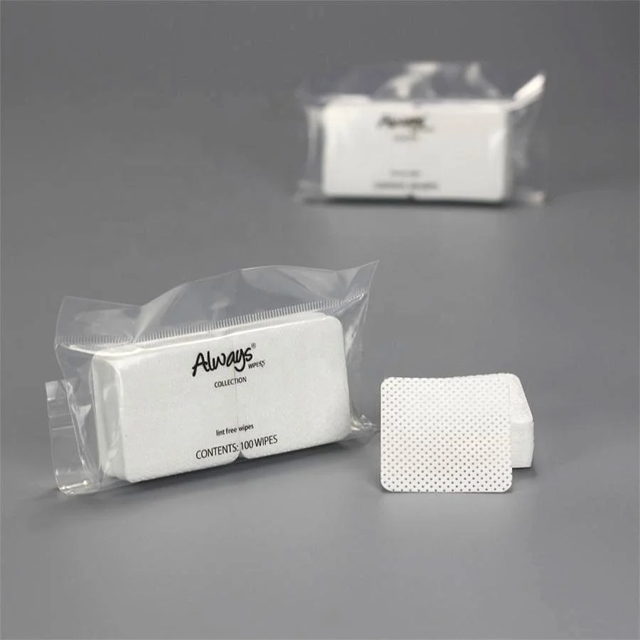 2021 New Design 100% Melt-Blown PP nonwoven Nail Tools Manicure Gel Nail Polish Remover lint free Wipes