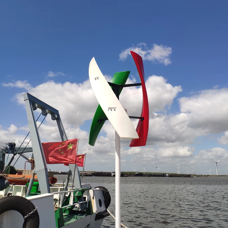 Wholesale wind turbine generator 500w 600w 800w 1000w 3000w vertical coreless wind mill for home use
