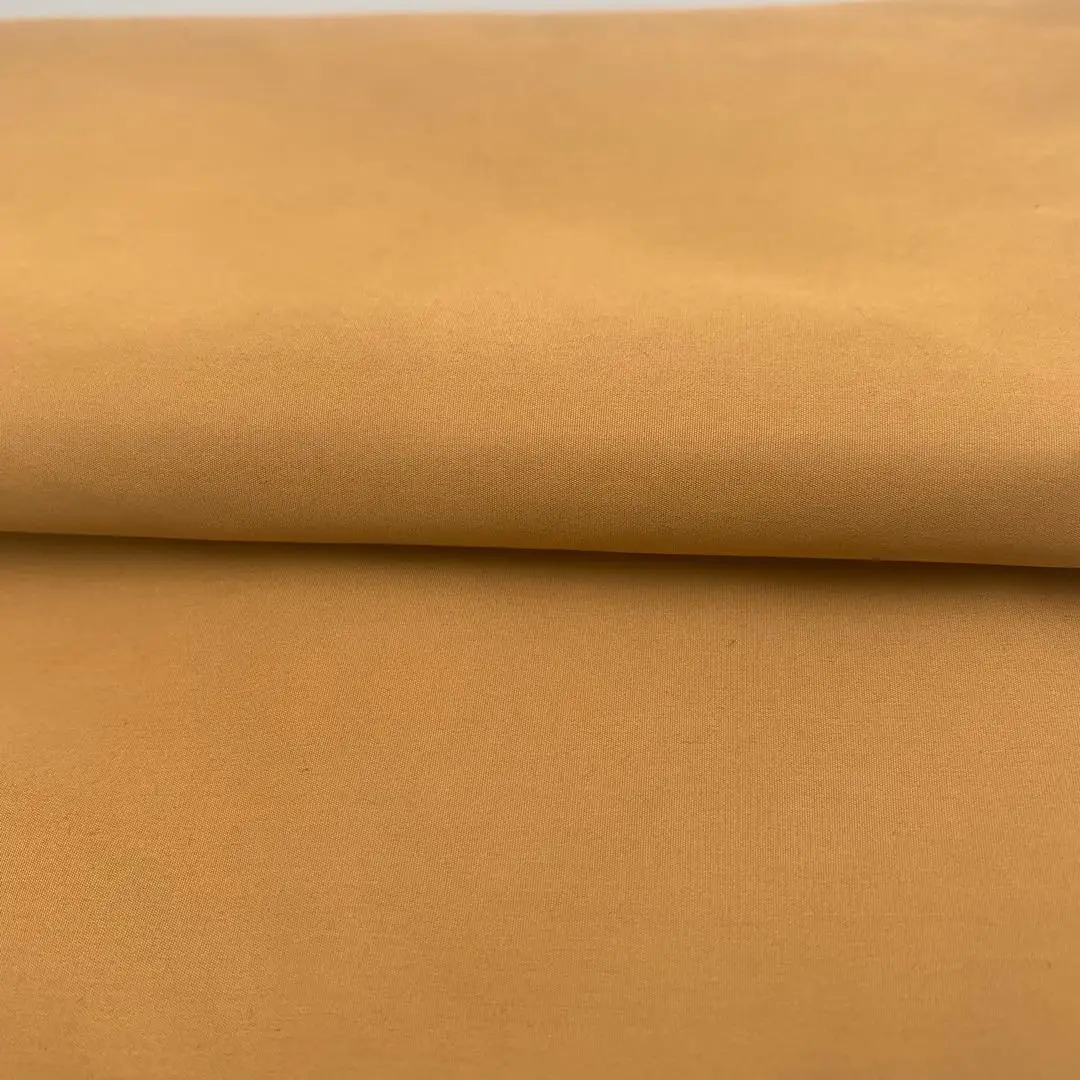 Polyester PA coated cotton velvet-like memory fabric for jackets and outdoor wear
