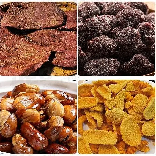 Flavor Mixer Coating Snack Popcorn Drum Food Potato Octagonal Making Seasoning Flavoring Processing Machines for potato chips