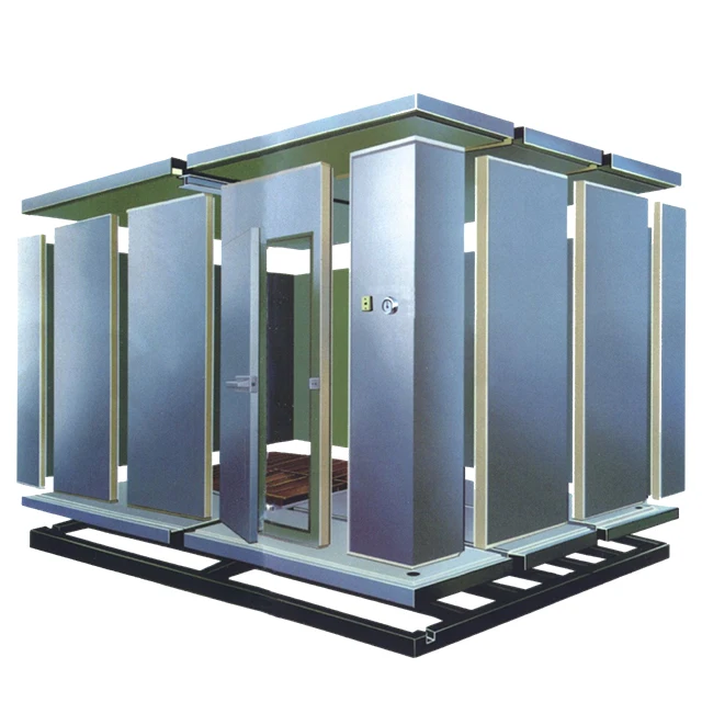 
AIhaosi New Cold Room Commercial Meat Walk In Cold Freezer Room Energy Saving And Low Consumption Foam Sandwich PU Wall Panel 