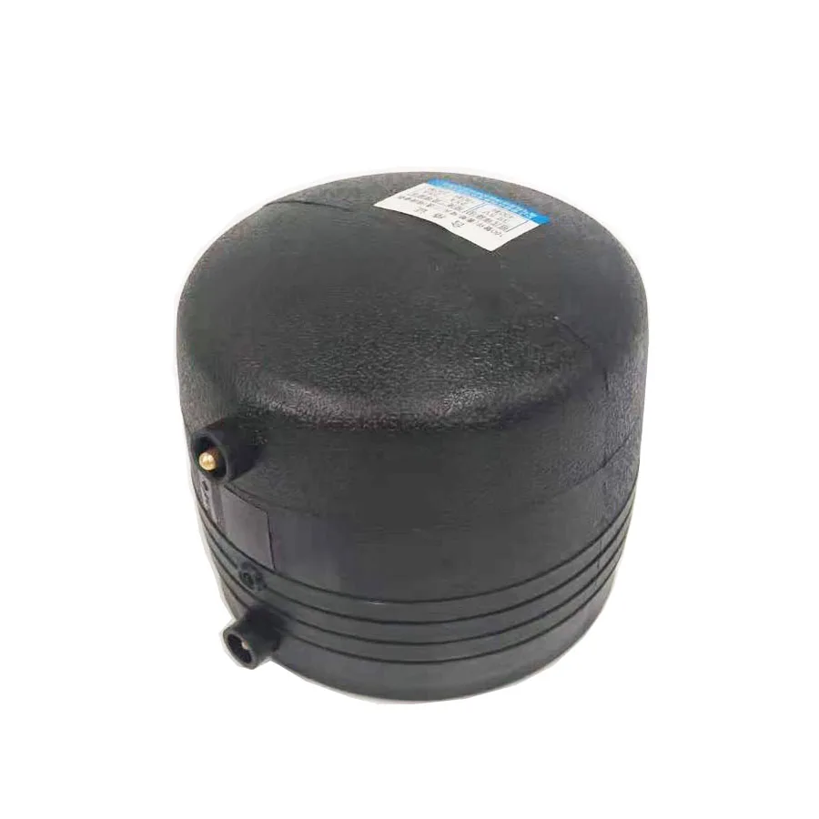 Electro fusion end cap for HDPE pipe from size 50mm to 315mm electrofusion fittings