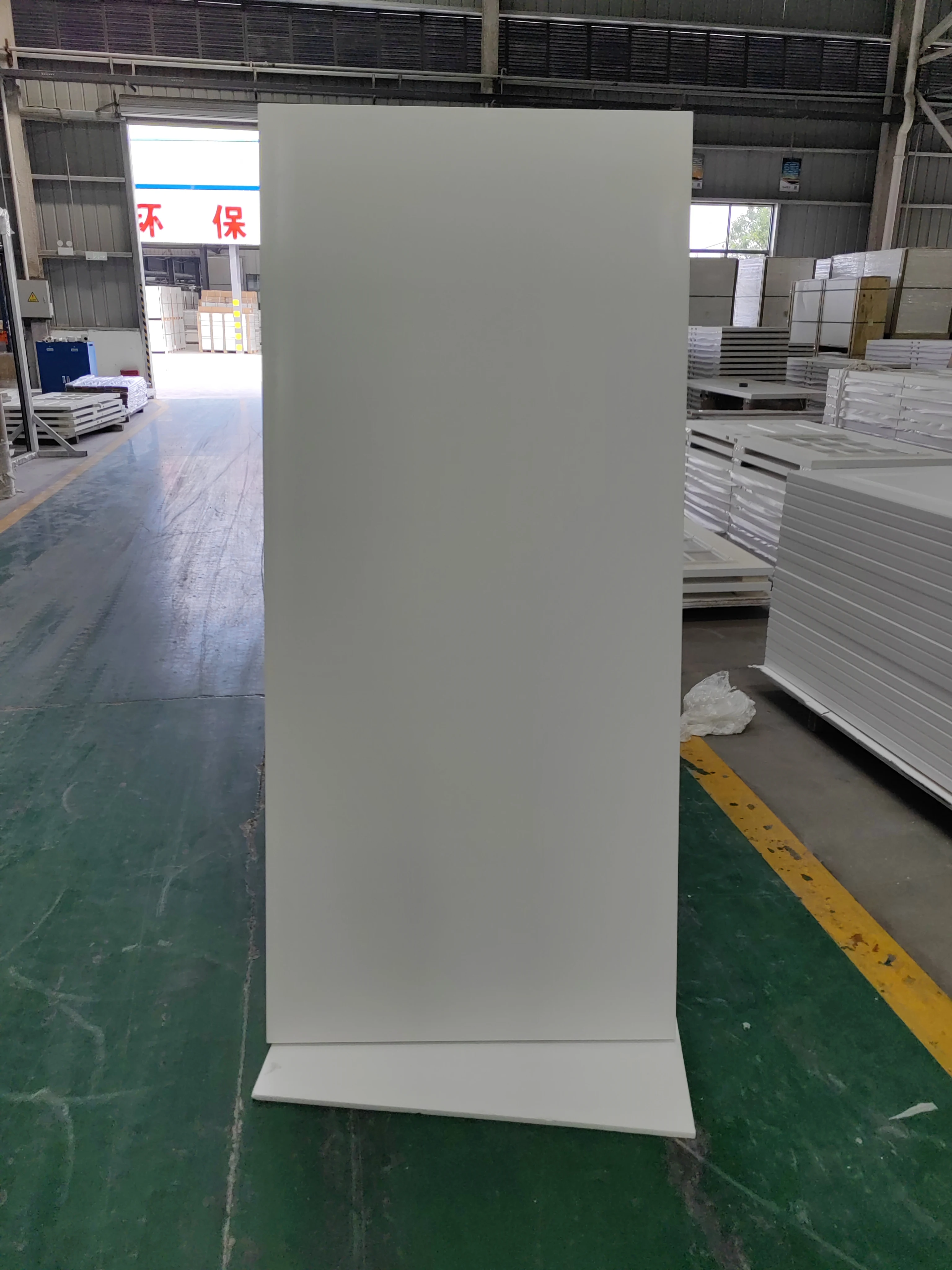 Smooth Fiberglass Entry Door Slab (6 Panel)  35.7 x 79 / Without Glass: Half Lite 23 x 37 Cut Out