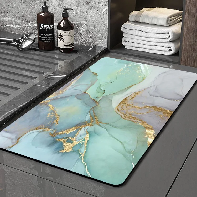 Non Slip bathroom mat Washroom Bath Mats Rug Set Fast absorbent floors Diatom mud  Anti Slip Bath Mat