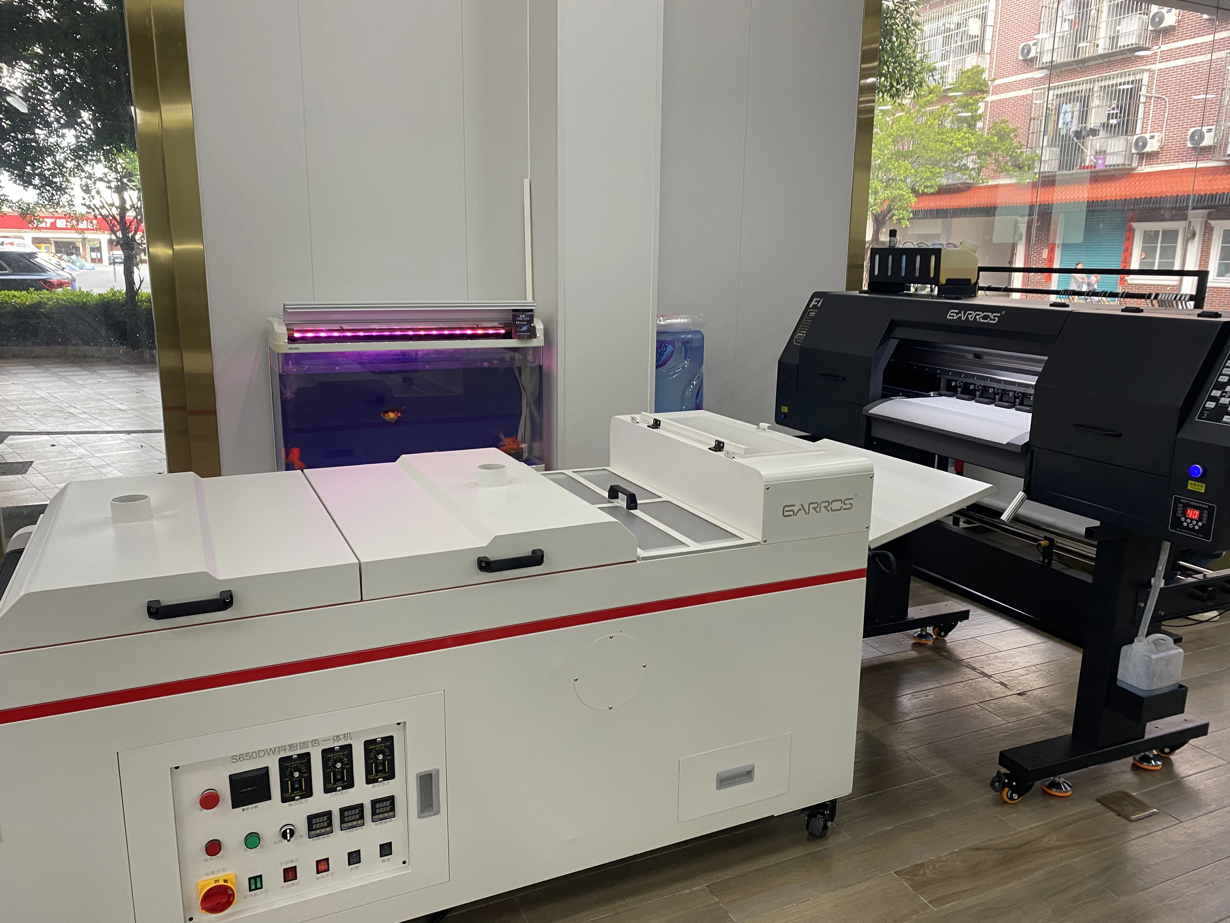 heat press machine garros dtf brand new polyester fabric for jerseys clothes printing machine T shirt printer