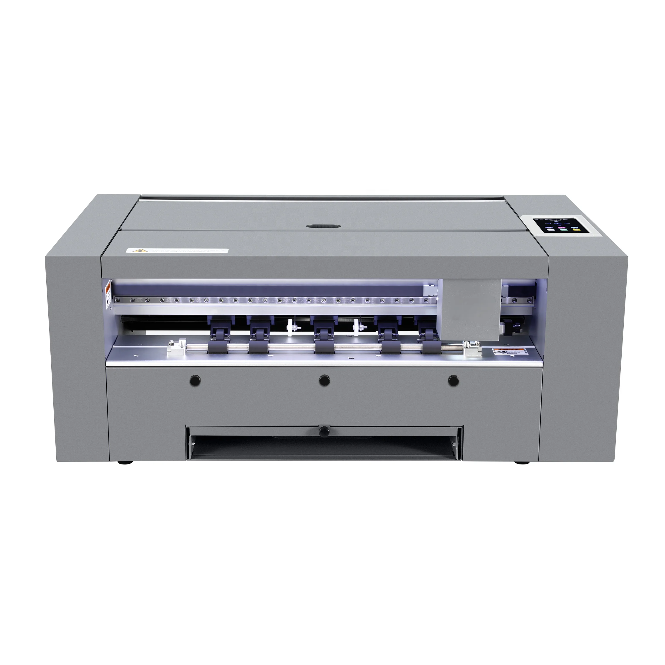 SF-350 PRO High Speed Servo Motor Digital A3+ Auto Feeding Double Heads Label Die Cutter Creasing And Die Cutting Machine