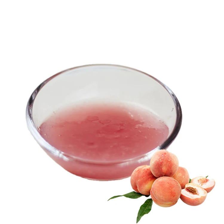 China Manufacturer High Quality Good Taste Juicy Peach  Concentrate Organic Fruit Jam PUREE fruit jam