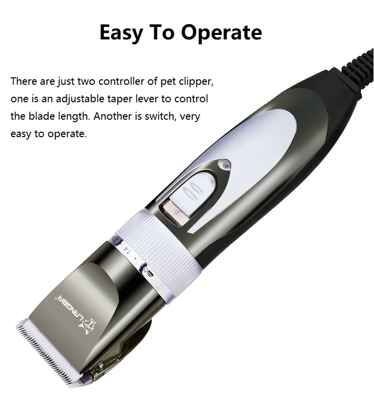 Wholesale Direct Selling 12V Plug-In Big Power Animal Hair Cutting Machine Professional Electric Sheep Clipper for Pet