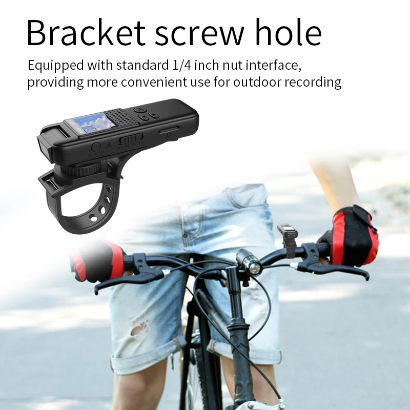 Clear Sound Voice Recorder 180 Degree Rotatable Bike Camera CS08 With 1.13' Screen and Flashlight
