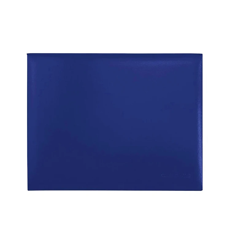 Mondon Leather Blue Graduation Diploma Cover Elegant Certificate Holder with Gold Stamping Logo