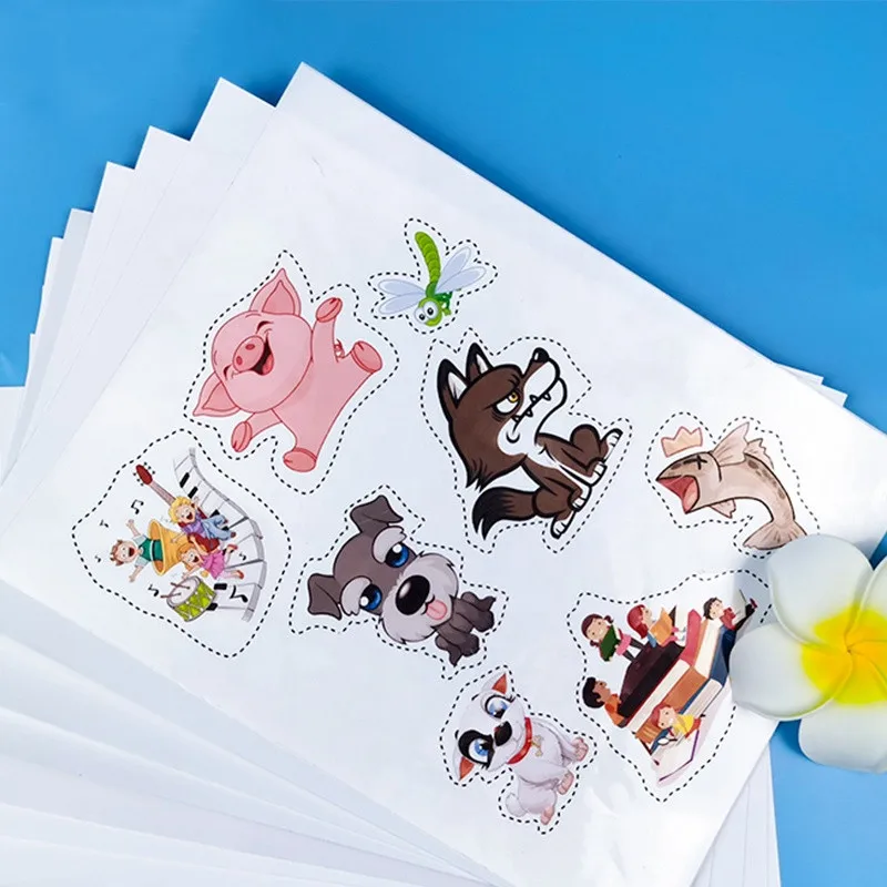 A4 size Waterproof Strong self adhesive inkjet print glossy photo sticker paper