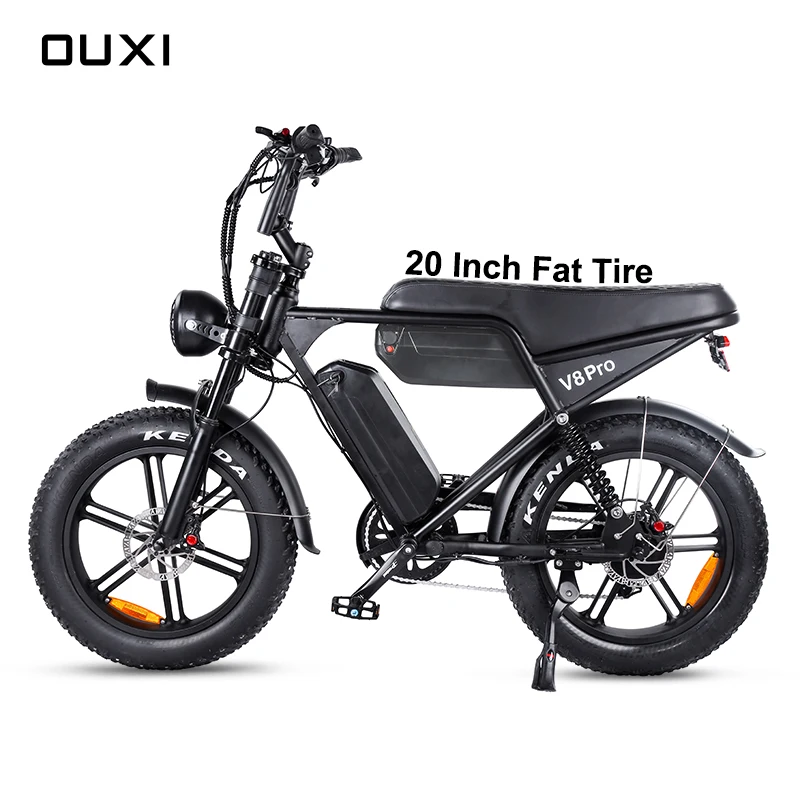 Электрический фэт-Байк OUXI V8 Pro Max 250w-1000w 48V 20 Inch Wheel Magazijn электровелосипед для взрослых Нидерланды