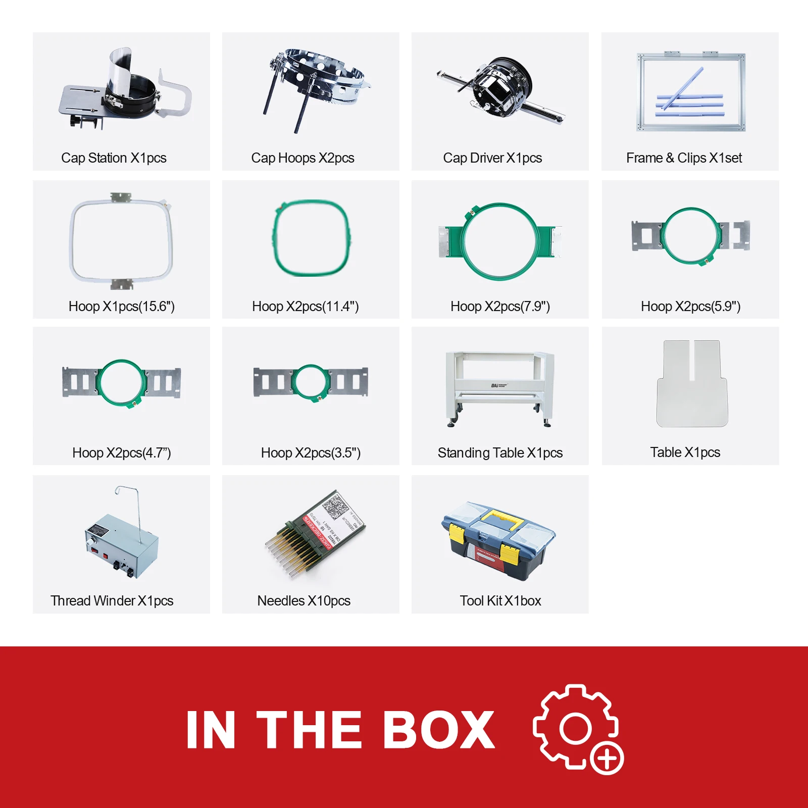 BAi personalized industrial single head cap hat embroidery machine on sale