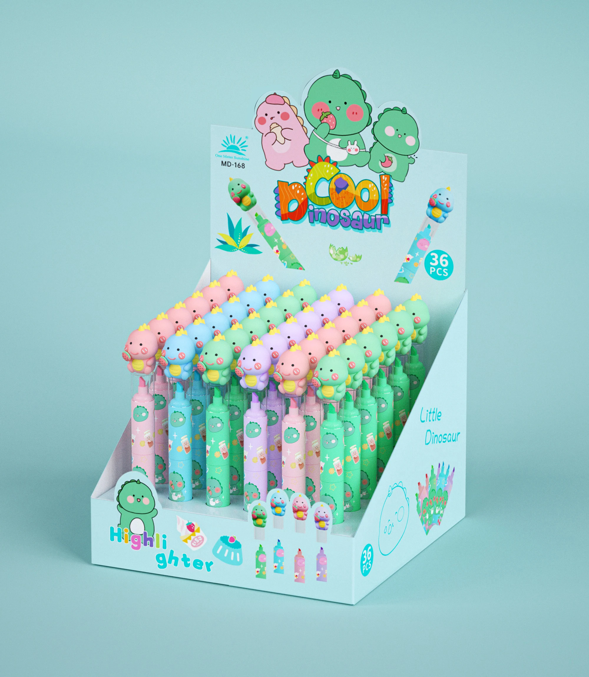 1/4 Cute colorful marker Cartoon pastel Highlighters Pen Paint Marking Fluorescent Mini Size Draw Highlighters 6colors marker pe