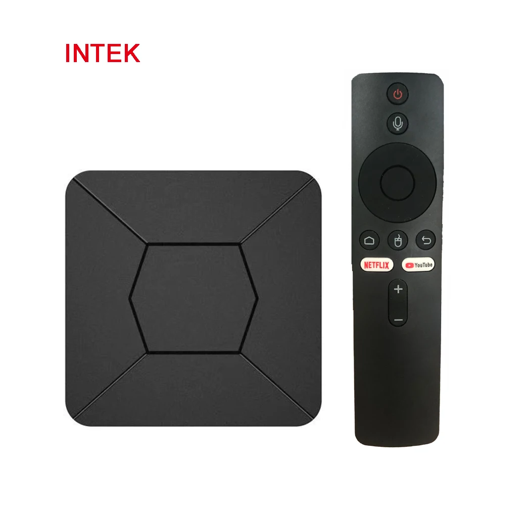 Ready to ship Q5 Android 10.0 Smart TV Box Allwinner H313 media player 2GB 8GB ATV voice remote Android TVBOX