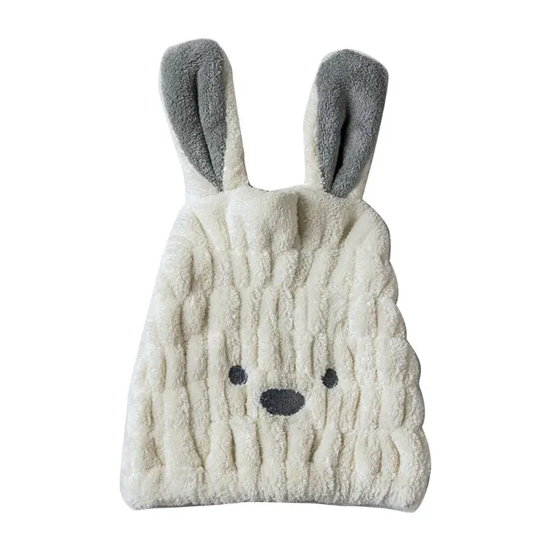 Dry Hair Caps Towel Soft Super Absorbent Coral Velvet Shower Cap Spa Bathing Hats