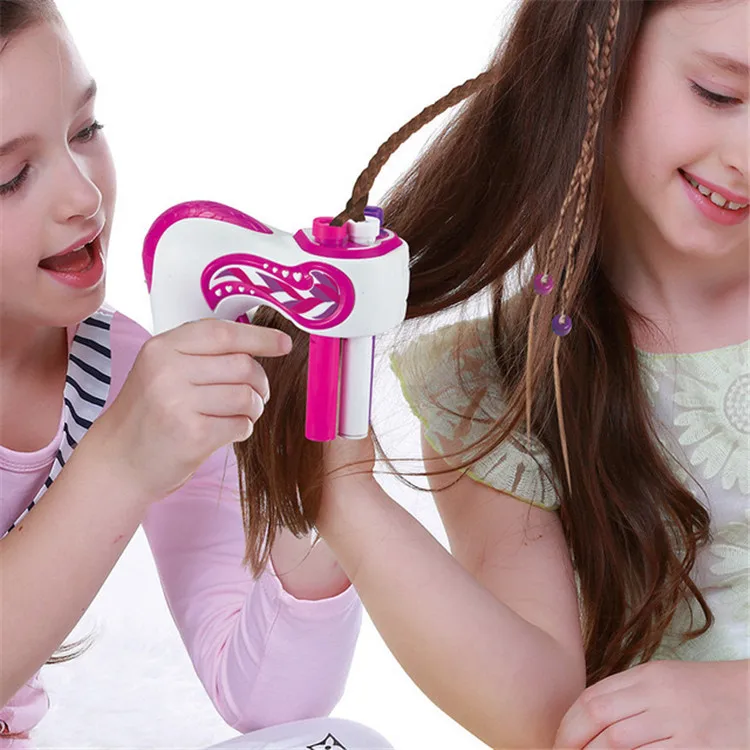 hot sale pretend play automatic hair braider machine girl toys