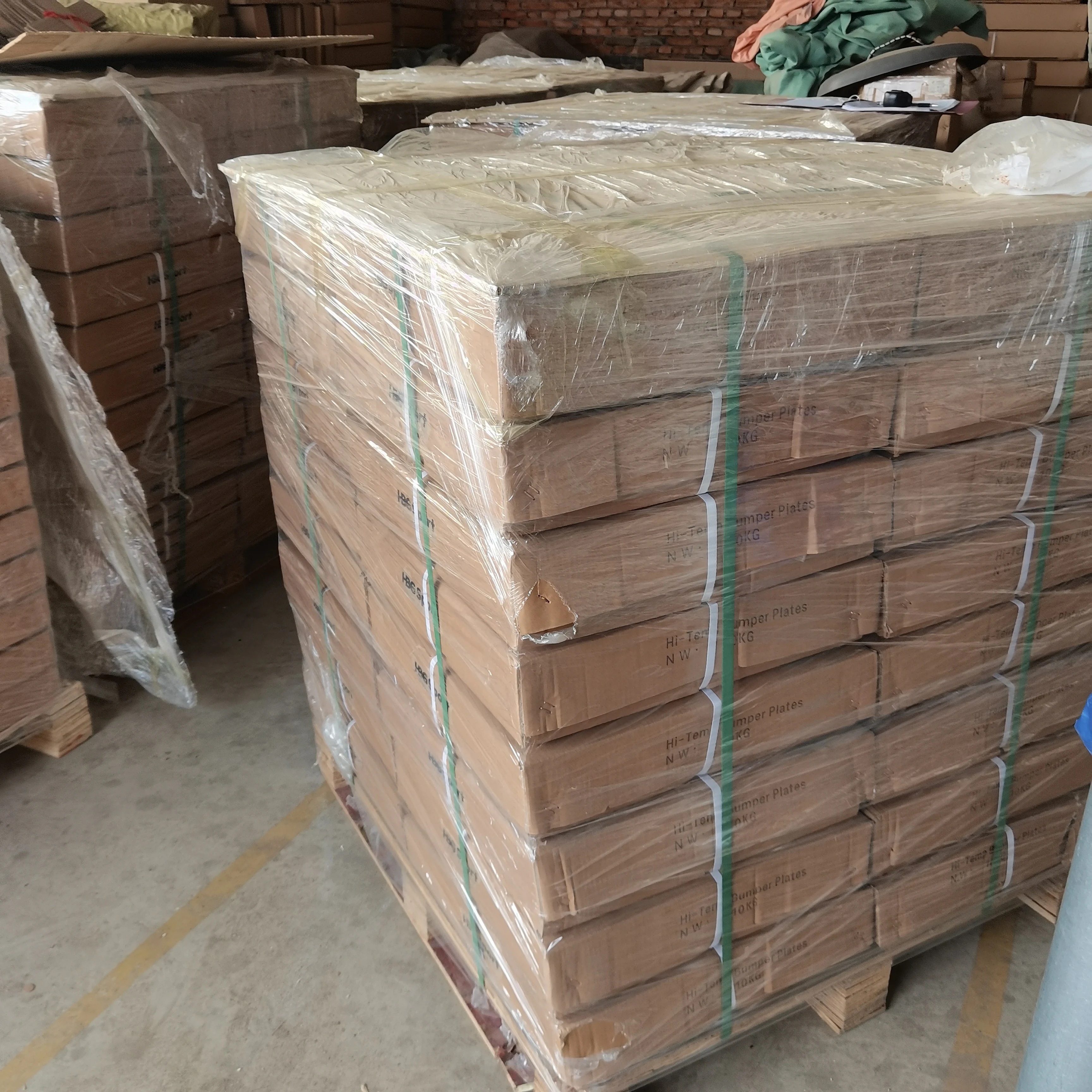 Factory Wholesale weightlifting gym workout 5kg 10kg 15kg 20kg 25kg  Hi temp bumper weight plate for strength training