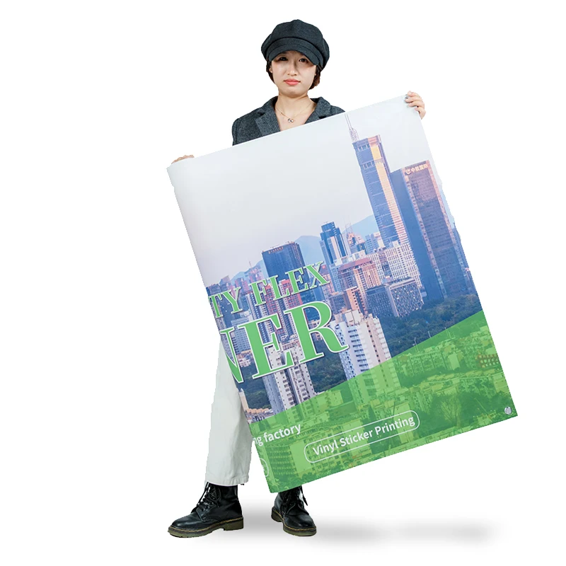 High Quality Digital Printing Pvc Outdoor Promotional Street Advertising Vinyl Frontlit Flex Banner Signs