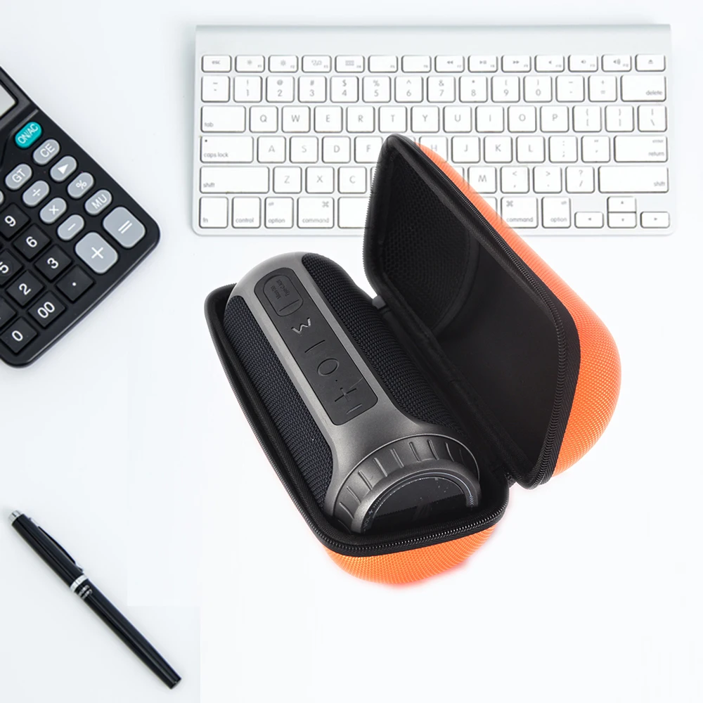 Wholesale Distribution Portable Speaker EVA Box Cheap Price Low Cost Nylon Zipper Speaker Case