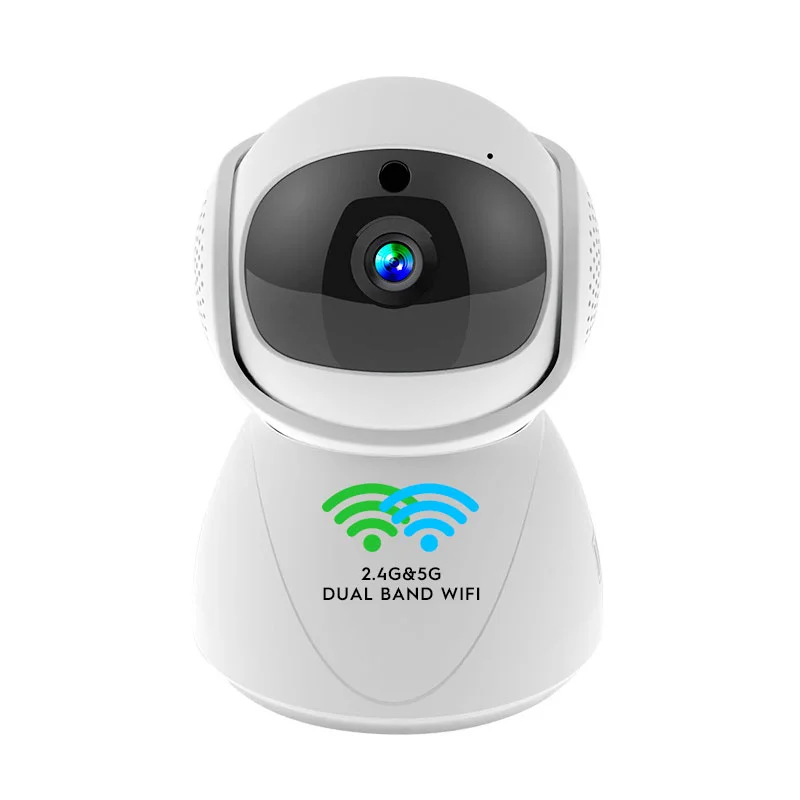 1080P Home Ai Wireless Surveillance Baby Monitor Camara Yiiot App Network Security Cctv System 5G 2.4G Dual Wifi Ptz Camera
