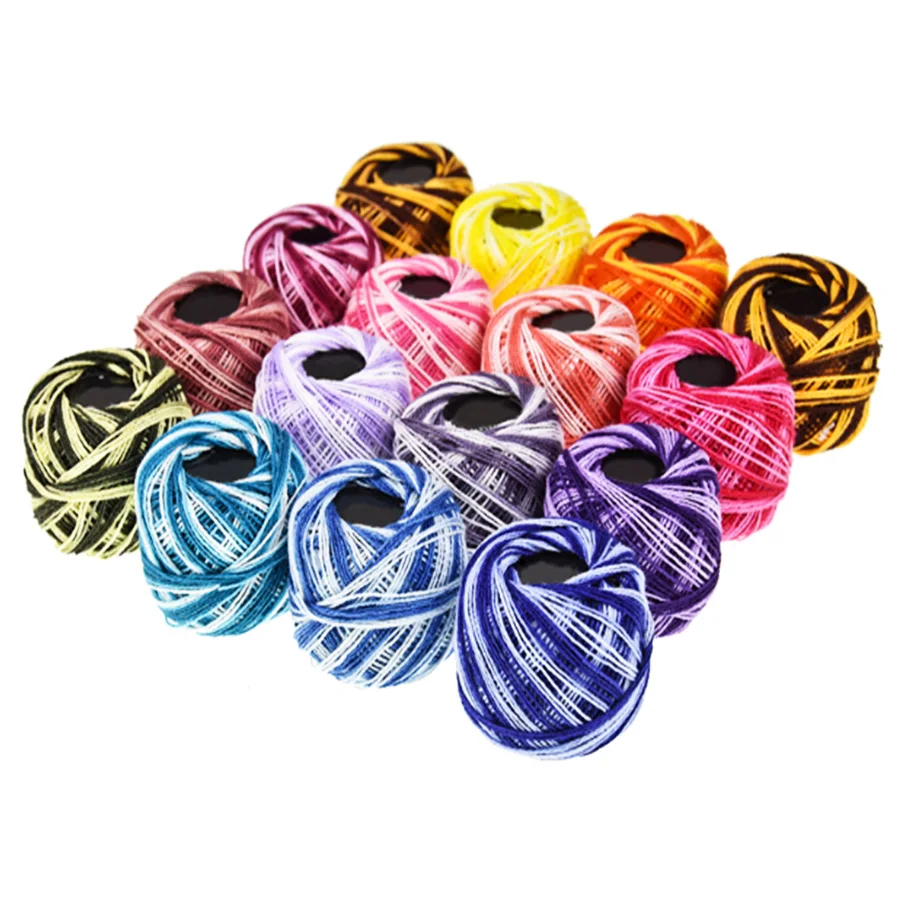 manufacturers wholesale 10g cotton yarn crochet knitting yarn crochet embroidery thread for hand knitting