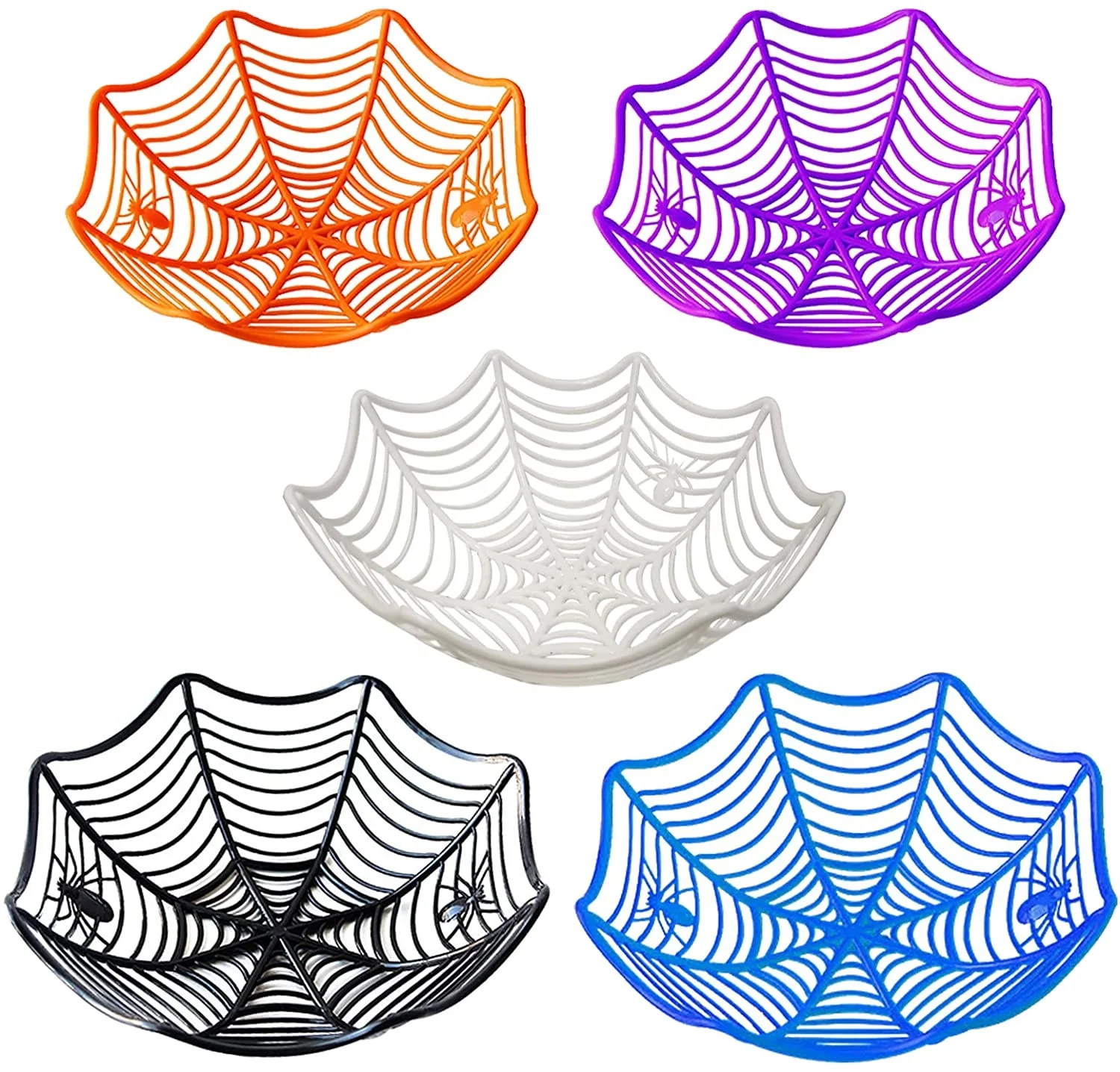 Sanwei High Quality Creative Halloween Candy Bowl Plastic Storage Basket For Halloween Party Supplies Decoration