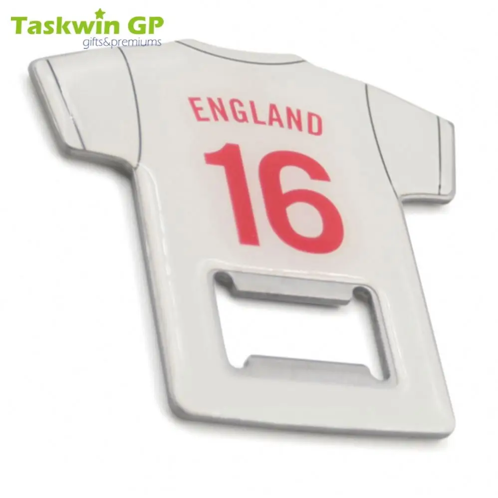 Taskwingifts Mini T-Shirt Shape Metal Different Types Bottle Opener With Logo