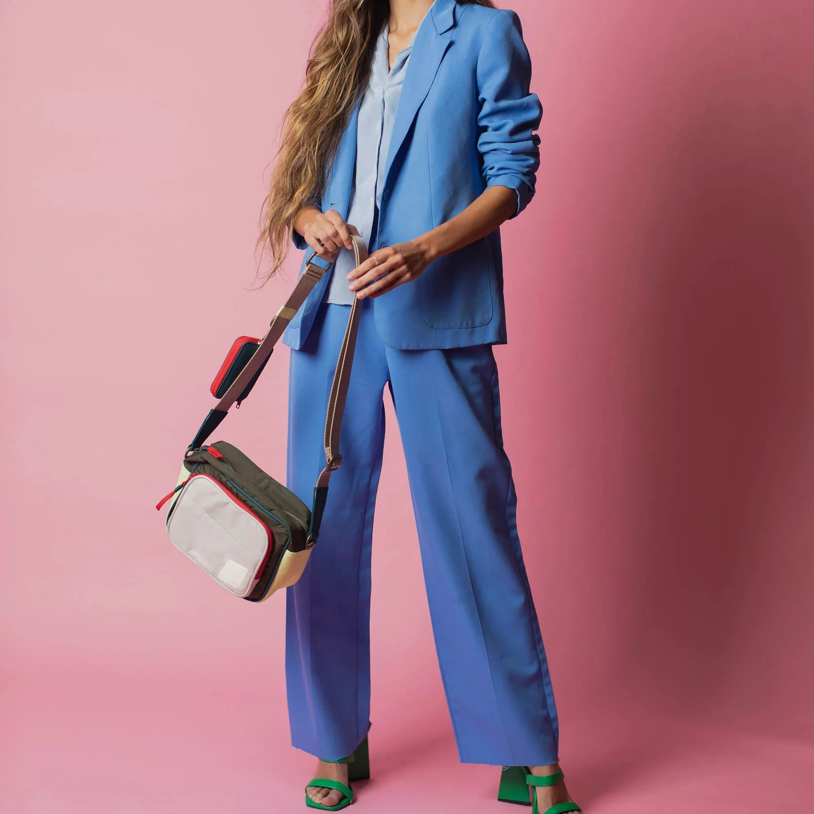 Fashion Women Custom Sport Outdoor Casual Nylon Shoulder Sling Bag Crossbody Pack With Logo