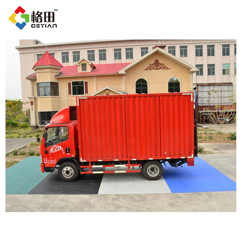 Very strong event flooring temporary outdoor event for truck driving