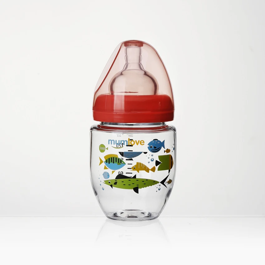 Mumlove 150ml China Factory Best Selling Unique Bpa Free Baby Feeding Bottle