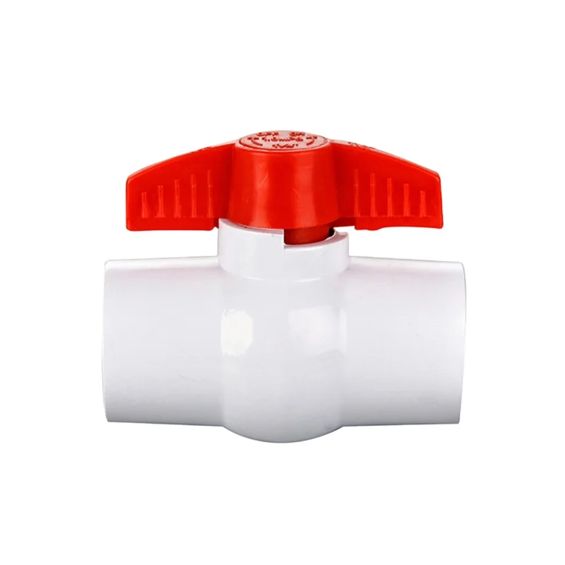 Plastic Quality Upvc 1/2 Inch Plumbing Material Fitting Plastic Agricultural Irrigation Pvc Ball Valve