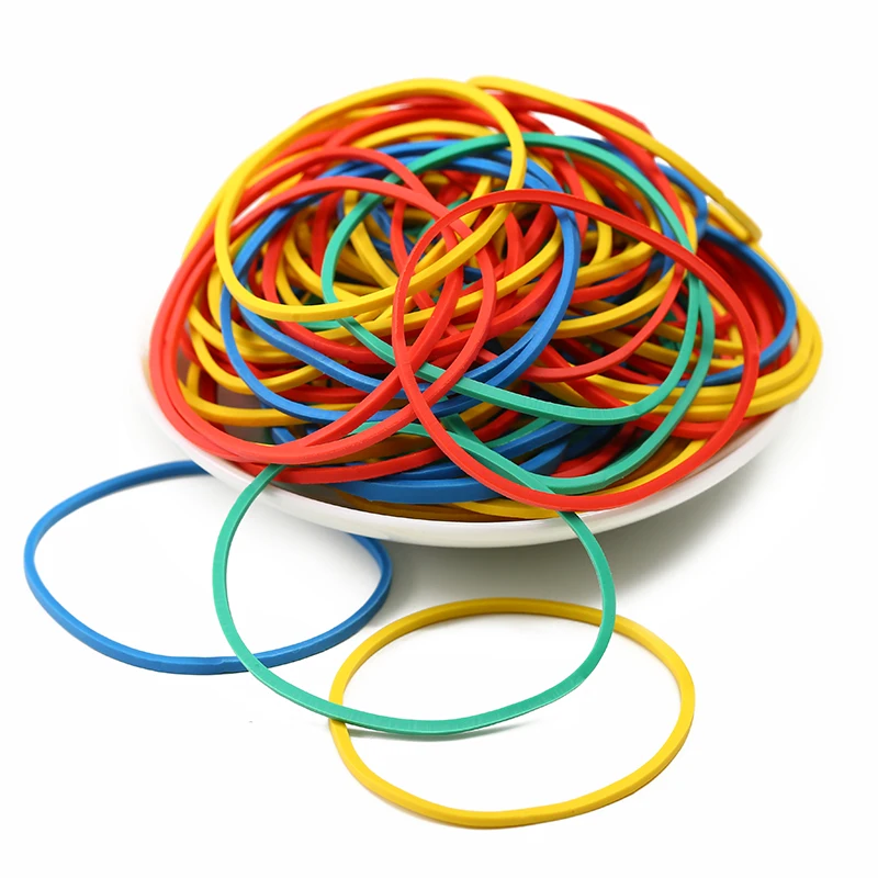 Assorted colors rubber bands Durable Natural Elastic Rubberbands Rubber Band For money