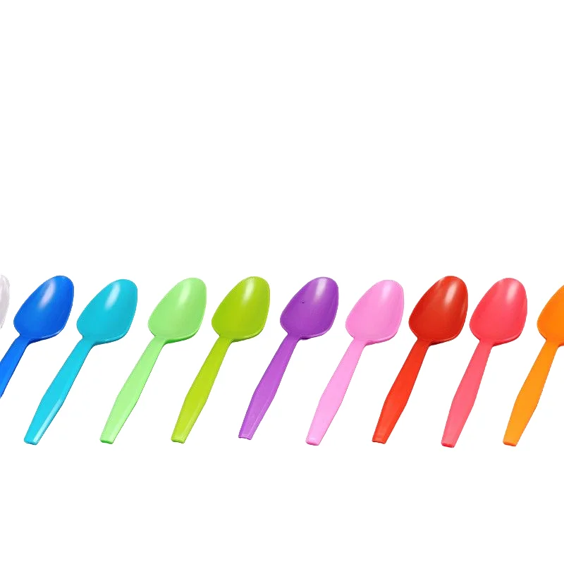 Hot Selling PS Plastic Cutlery For Europe Markets 1.6g Dessert Spoon Tasting Spoon