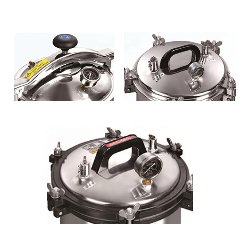 LCD 18L 24L Vertical hospital autoclave Mushroom Substrate Bag Retort Machine YX-18HDD YX-24HDD portable steam sterilizer