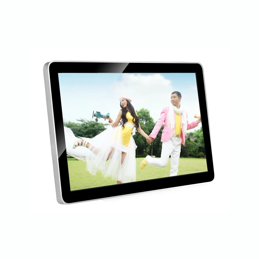 Small size 21.5 inch wall mount LCD touch android tablet digital signage