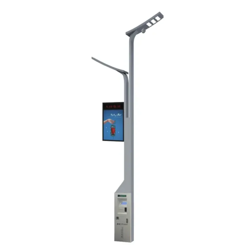 smart pole 5g wifi cctv light street smart multifunctional lights pole with led screen in smart cities