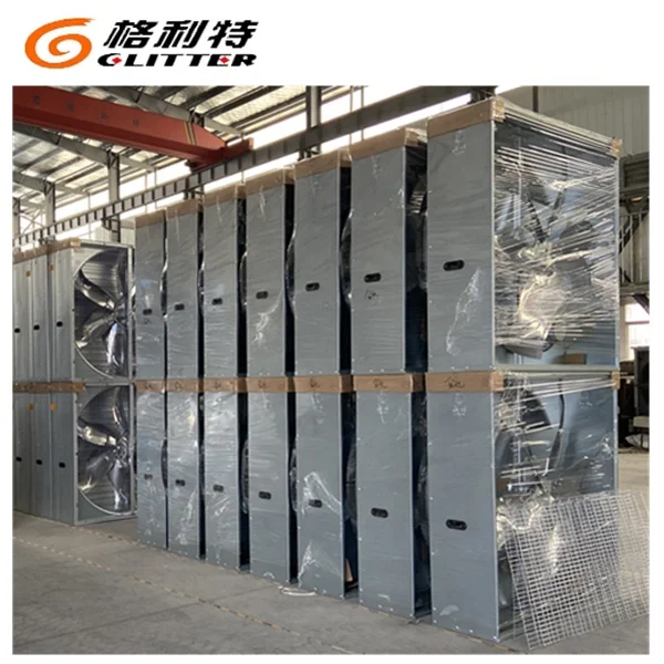 glasshouse large window mounted galvanized metal body stainless steel propeller ventilation exhaust fan 50inch push-pull type