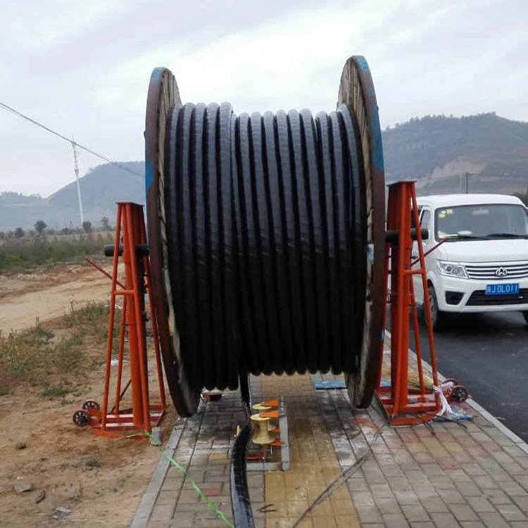 hydraulic drum jack range are a convenient way to lift and support heavy cable drums and reel off cable easlily