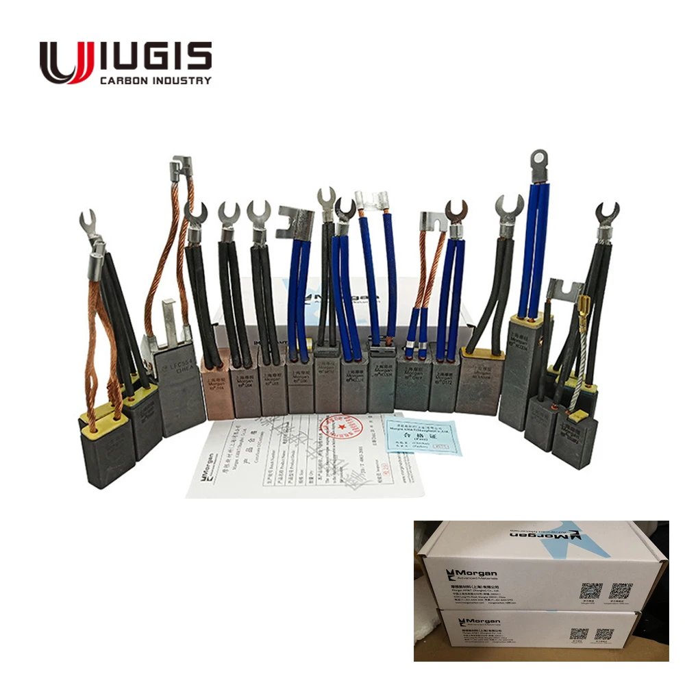 J164 J201 J204 Carbon Brush for Water Turbine Generators Brushes 25x32x60mm